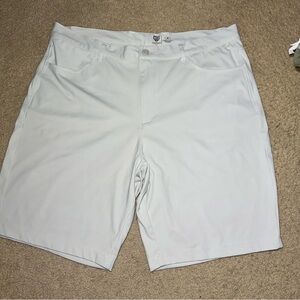 Men's Classic Gray Flat Front Shorts